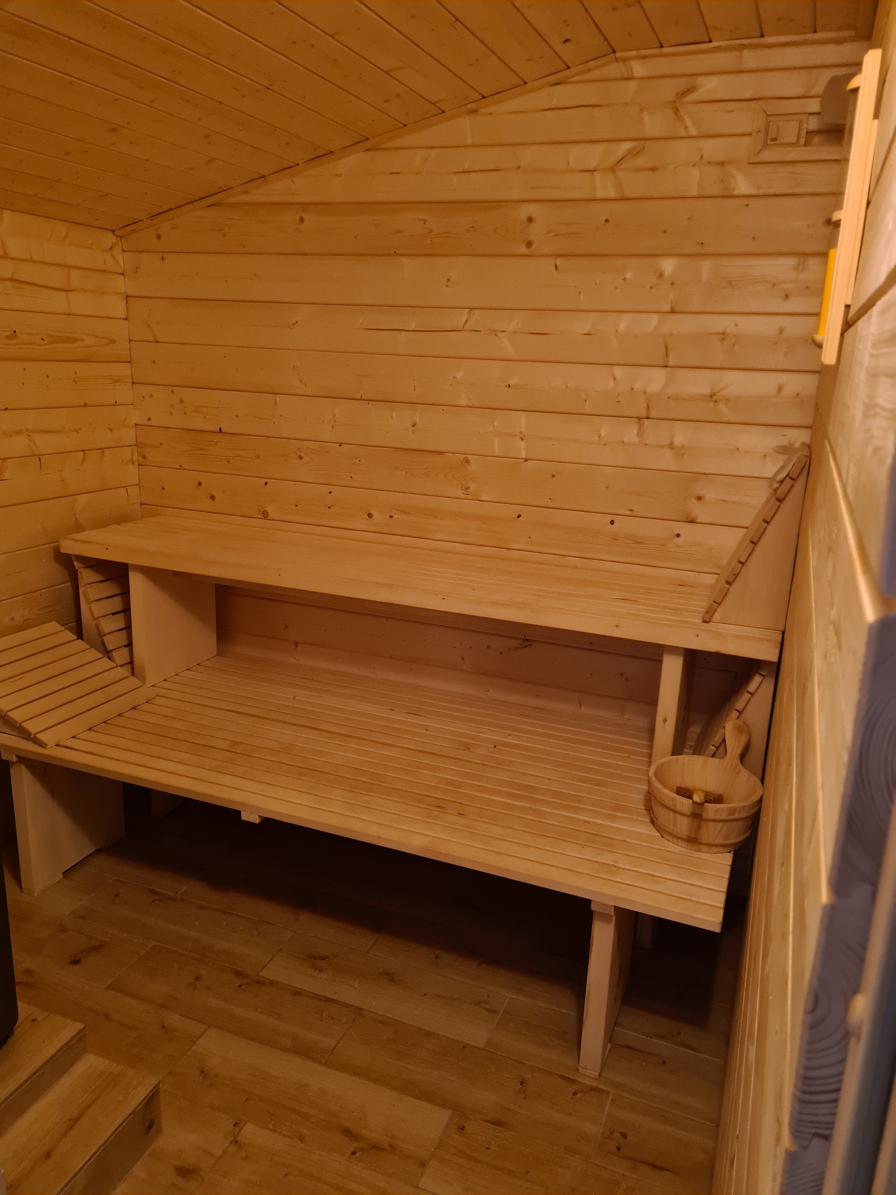 Sezení v sauně