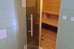Vchod do finské sauny